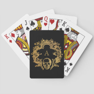 Gothic Glam Playing Cards Monogram