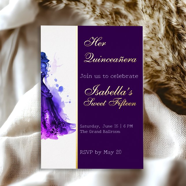 Gothic Glam Quince  Foil Invitation (Creator Uploaded)