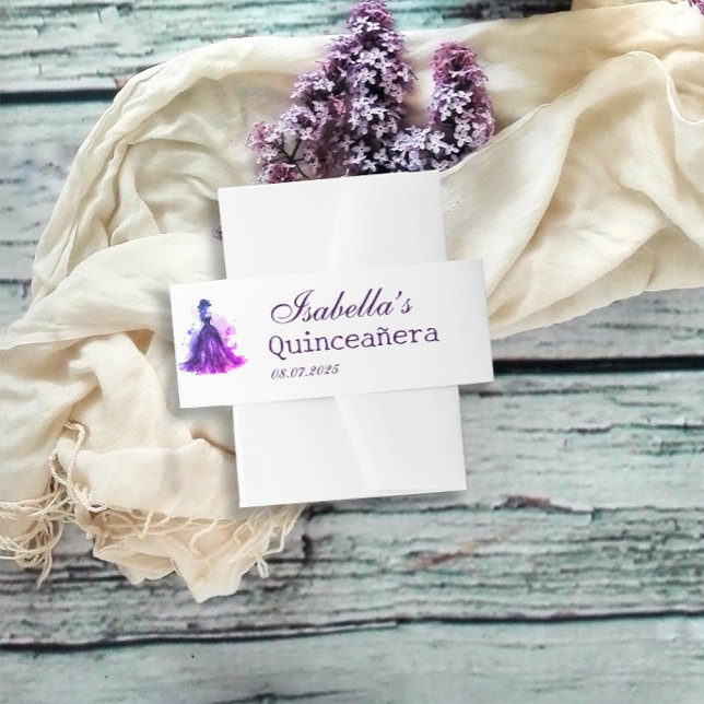 Gothic Glam Quince  Invitation Belly Band (Creator Uploaded)