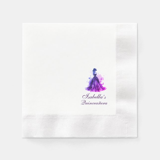 Gothic Glam Quince  Napkins (Front)