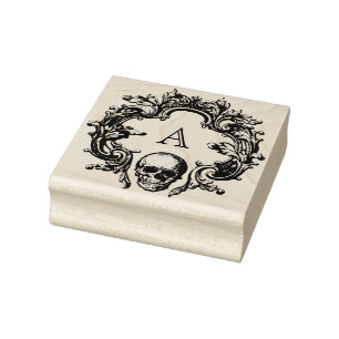 Gothic Glam Stamp Skull