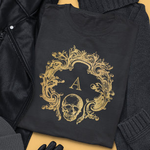 Gothic Glam T-Shirt Front Gold