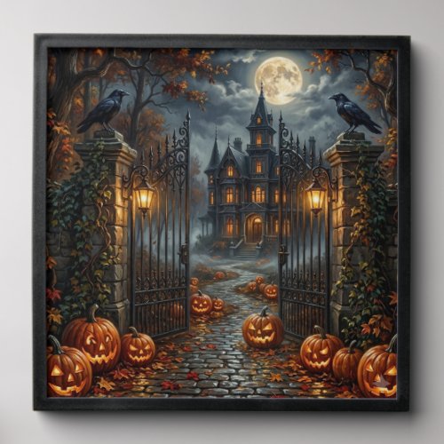 ️ Gothic Glass Conservatory Wall Art | Victorian Peel And Stick Photo Tile