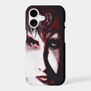 Gothic God Post Punk Goth Music Man Portrait Art iPhone 17 Case