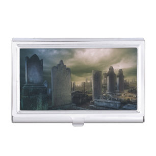 Gothic Graveyard Business Card Hold Business Card Holder