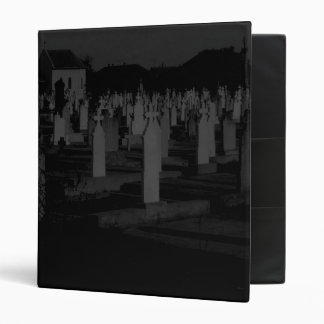 Gothic Graveyard Creepy Cemetery Tombstones Binder