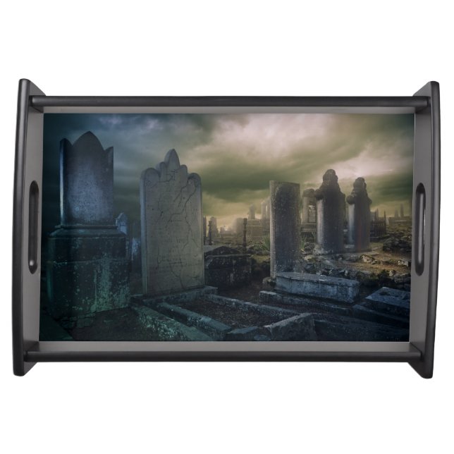 Gothic Graveyard Serving Tray (Front)