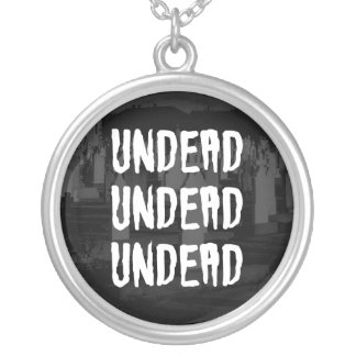 Gothic Graveyard UNDEAD Sterling Silver Necklace