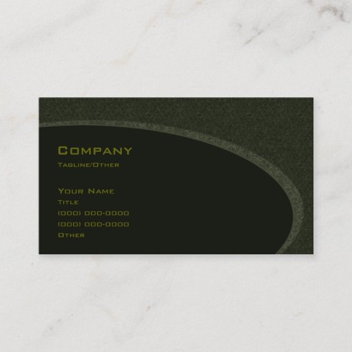 Customizable Gothic Green Business Card Templates