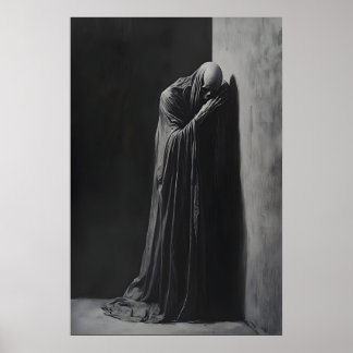 Gothic Grim Reaper Wall Art Dark Academia
