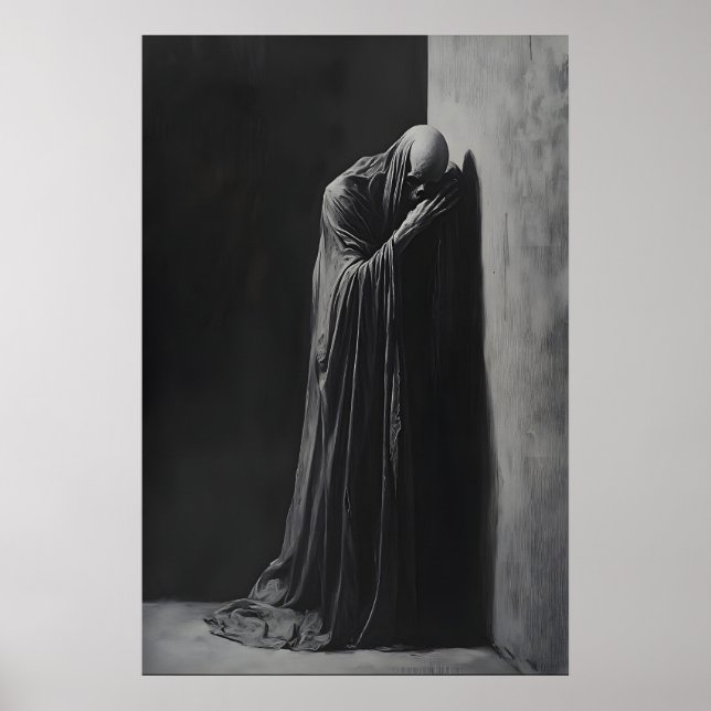 Gothic Grim Reaper Wall Art Dark Academia (Front)