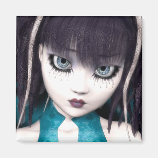 Gothic Grunge Doll Magnet