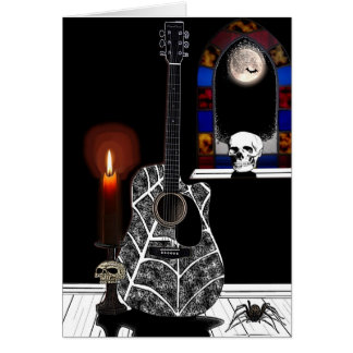 Gothic Guitar Cards