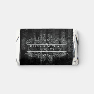 Gothic Hallowedding Scrollwork B&W ID866 Hershey's Miniatures