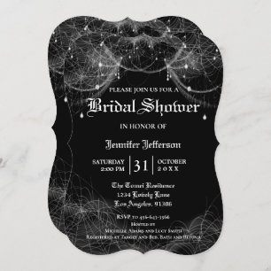 Gothic Halloween Bridal Shower Invitation