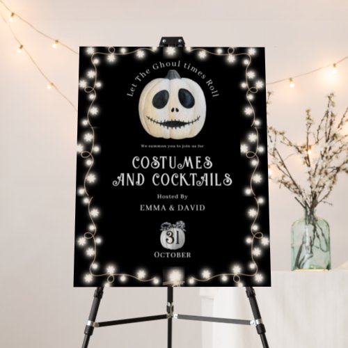 Gothic Halloween Costumes  Cocktails Party Foam Board