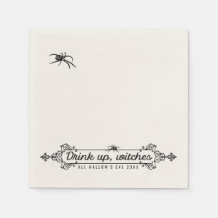 Gothic Halloween   Drink Up Witches Napkins