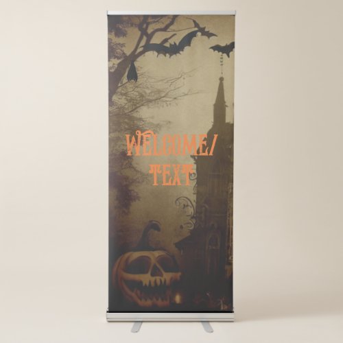 GothicHalloweenfallpumpkin  Retractable Banner