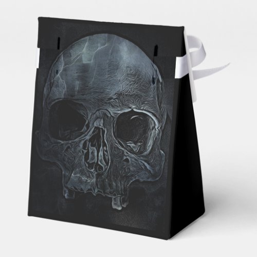 Gothic halloween medical skeleton bone Xray Skull Favor Boxes