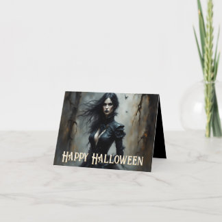 Gothic Halloween Night of Mystery Card