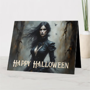 Gothic Halloween Night of Mystery Card