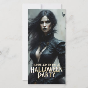 Gothic Halloween Night of Mystery Invitation