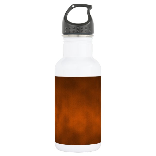 Gothic Halloween Ombre Background Art Water Bottle (Front)