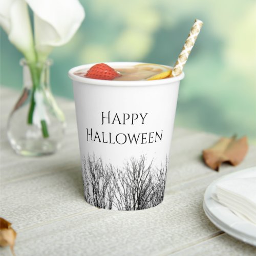 Gothic Halloween Party Haunted Woods  Paper Cups