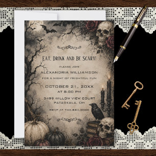 Gothic Halloween Party Invitation