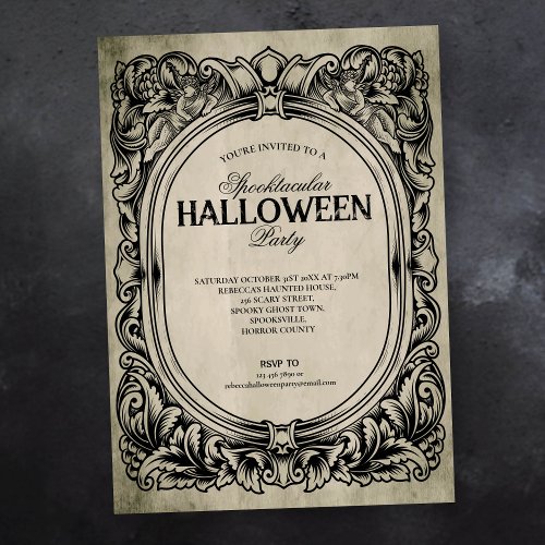 Gothic Halloween Party Invitation