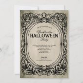 Gothic Halloween Party Invitation | Zazzle