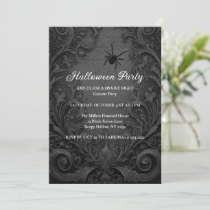 Gothic Halloween Party Invitation