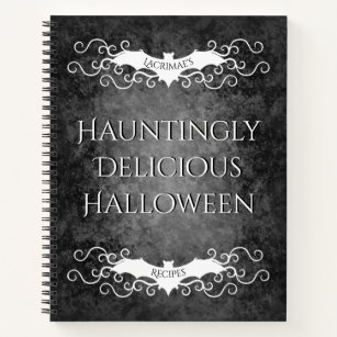Gothic Halloween recipe Notebook