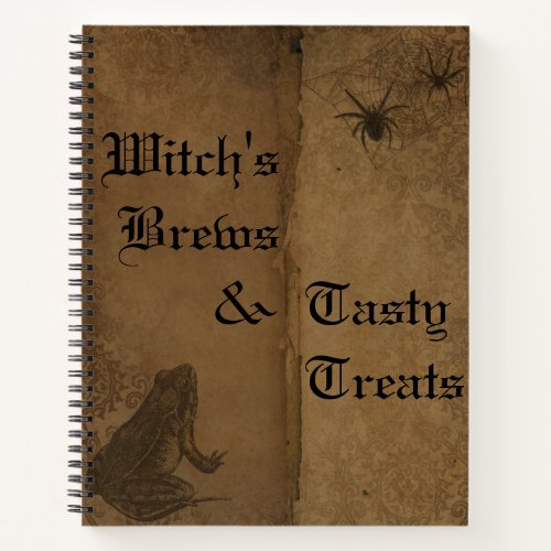 Gothic Halloween Recipe Notebook