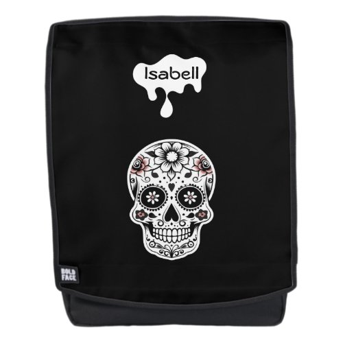  Gothic Halloween Sugar Skull  Personalized Cool Backpack