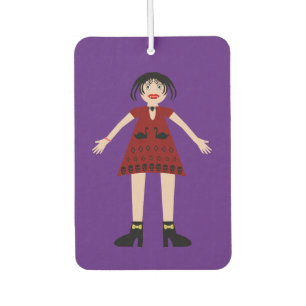 Gothic Halloween Vampire Lady Air Freshener