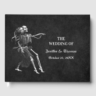 Gothic Halloween wedding guest book