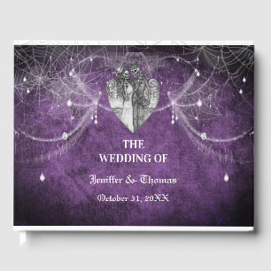 Gothic Halloween wedding guest book