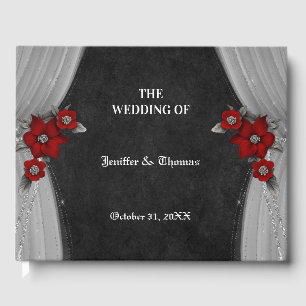 Gothic Halloween wedding guest book