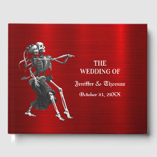 Gothic Halloween wedding guest book