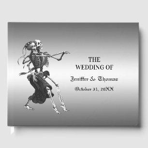 Gothic Halloween wedding guest book
