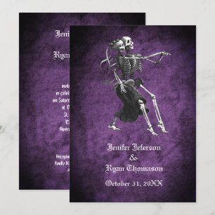 Gothic halloween wedding Invitation