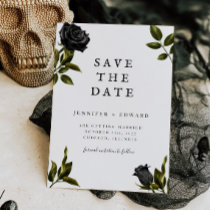 Gothic Halloween Wedding Save The Date