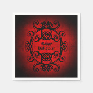 Gothic Happy Halloween Napkins