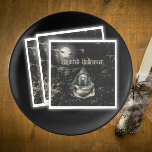 Gothic Haunted House Witch Halloween Costume Party Napkins