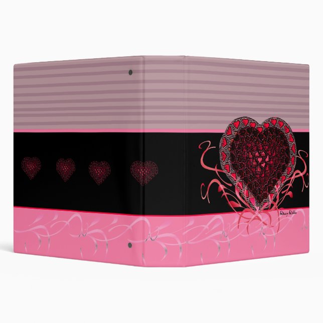 Gothic Heart Avery Binder (Background)