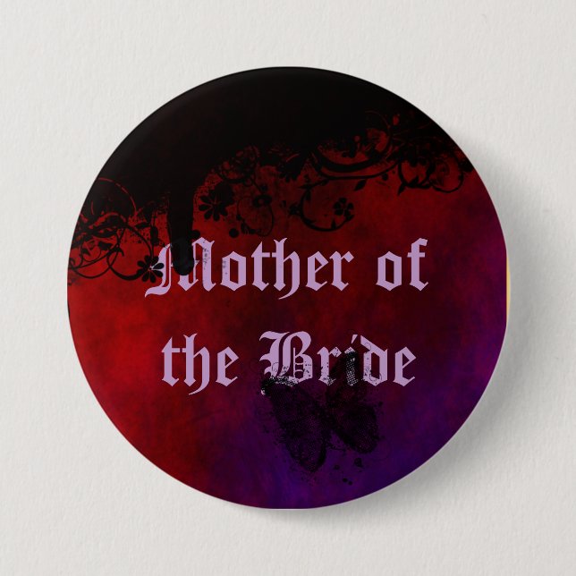 Gothic Heart Button (Front)