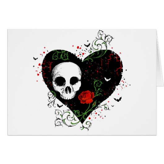Gothic heart cards (Front Horizontal)
