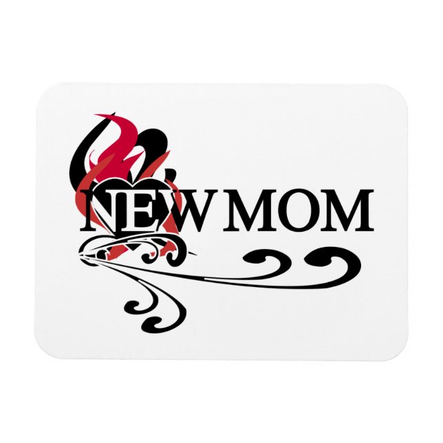 Gothic Heart New Mom T-shirts and Gifts Magnet (Horizontal)