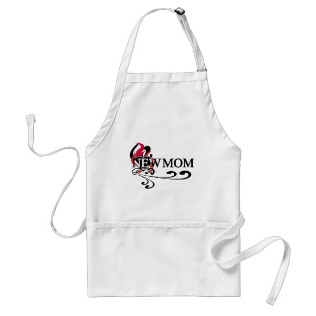 Gothic Heart New Mom Tshirts and Gifts Adult Apron (Front)
